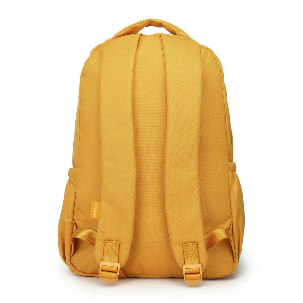 Smart Bags Sırt Çantası Okul Boyu Laptop Gözlü 3196 Hardal
