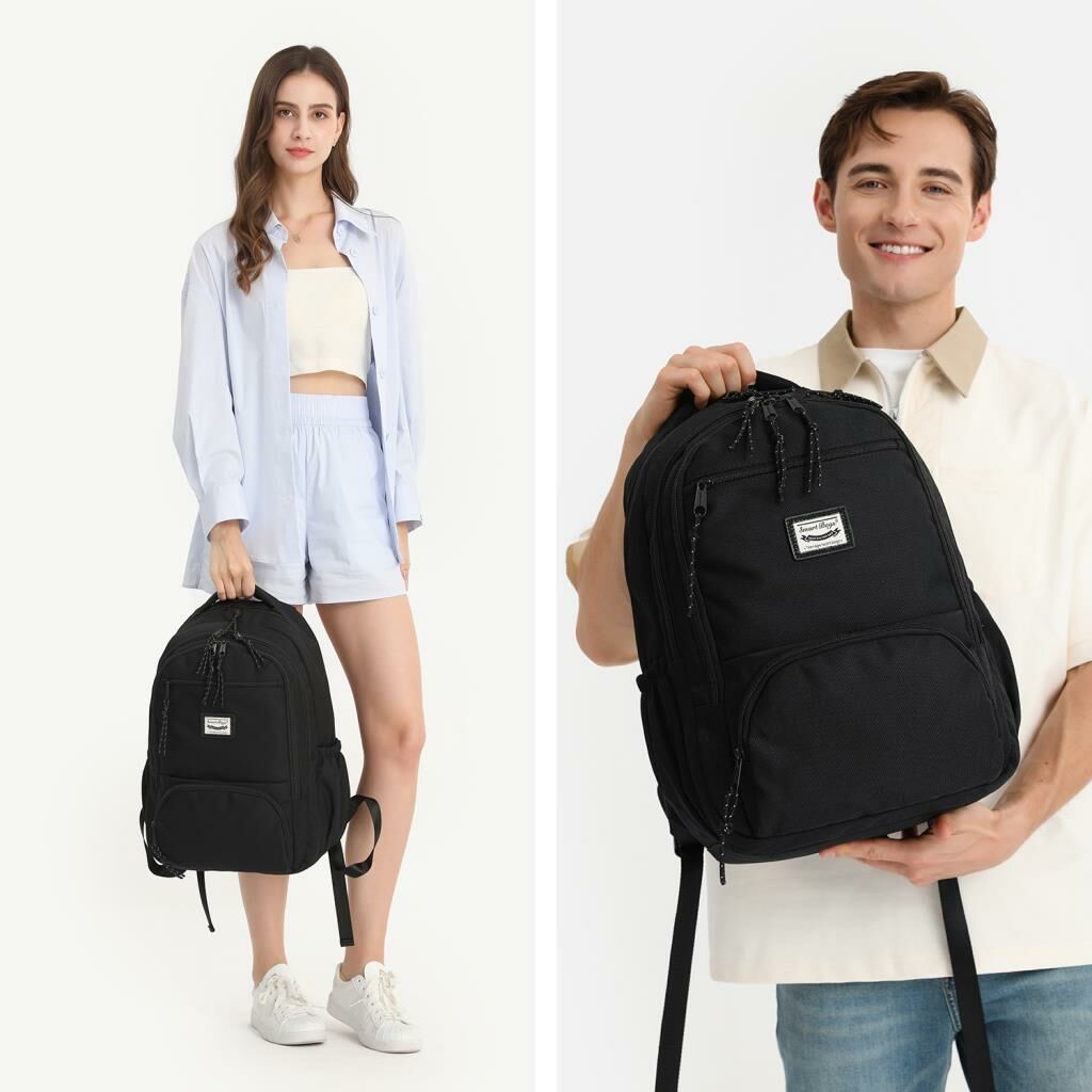Smart Bags Sırt Çantası Okul Boyu Laptop Gözlü 3196 Hardal