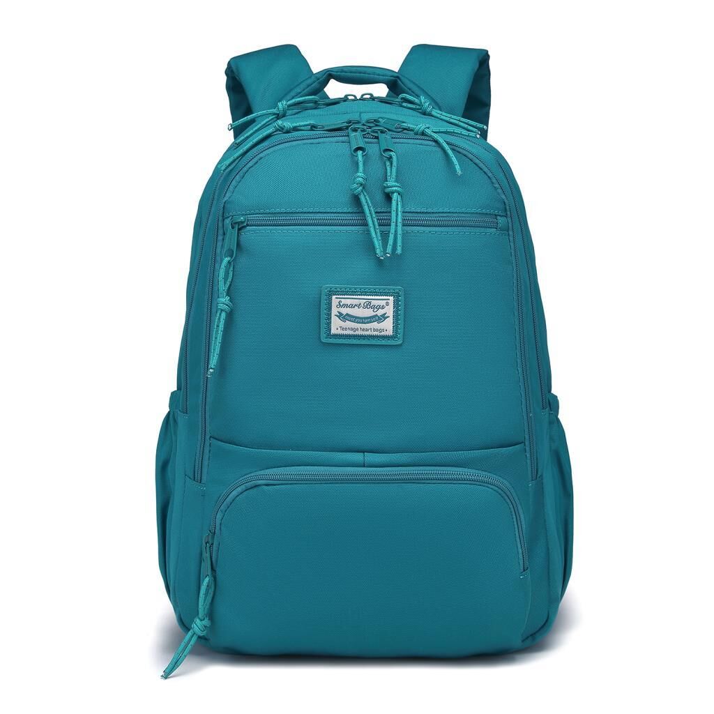 Smart Bags Sırt Çantası Okul Boyu Laptop Gözlü 3196 Petrol