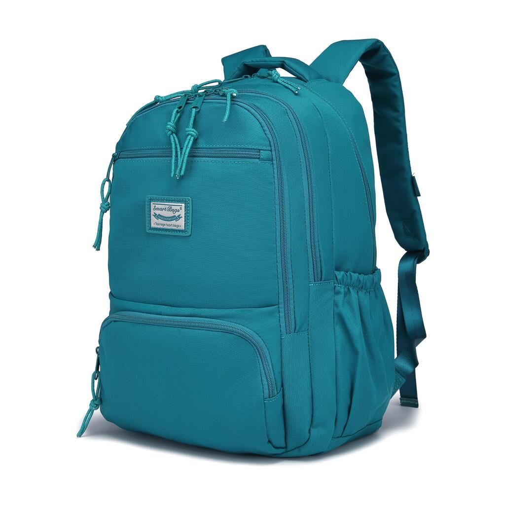 Smart Bags Sırt Çantası Okul Boyu Laptop Gözlü 3196 Petrol