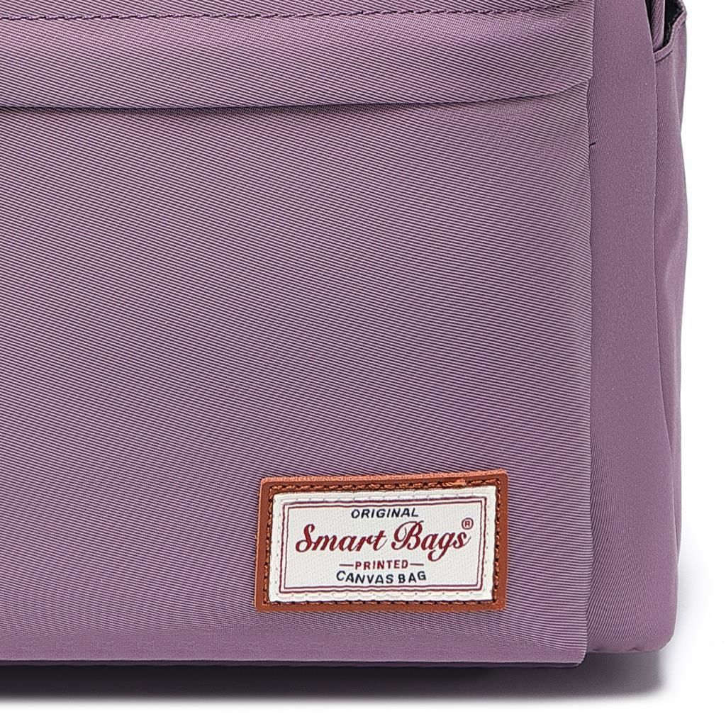 Smart Bags Printed Edition Uniseks Okul Sırt Çantası 3224 Mürdüm