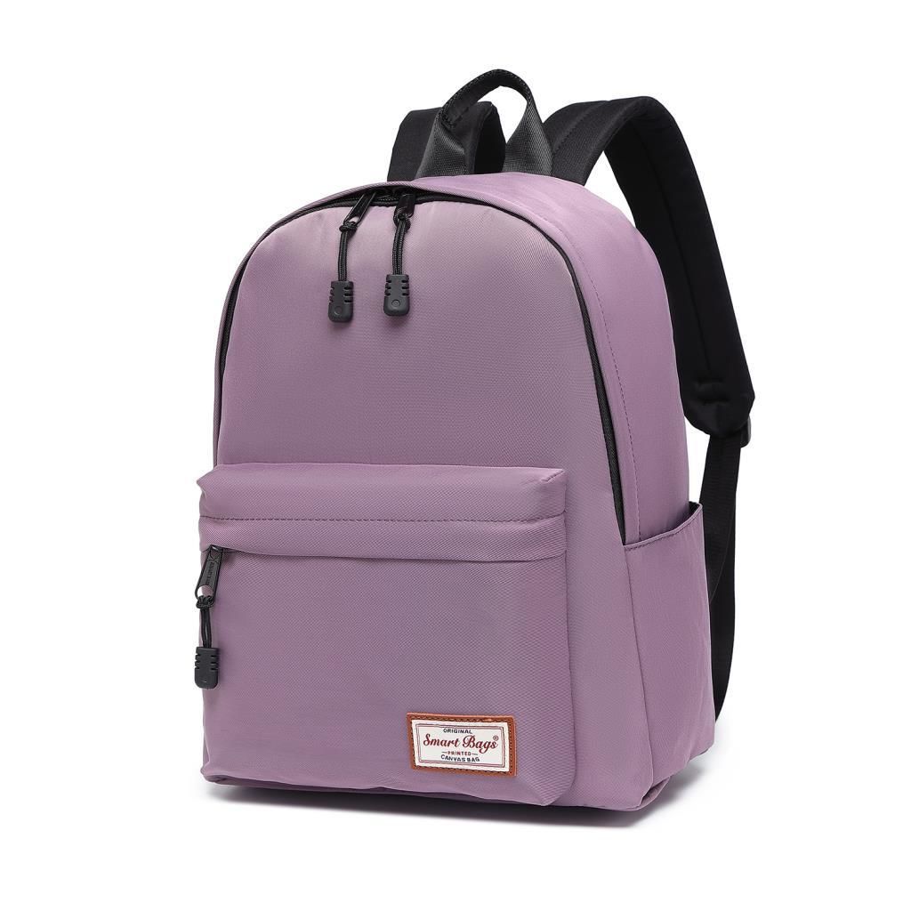 Smart Bags Printed Edition Uniseks Okul Sırt Çantası 3224 Mürdüm