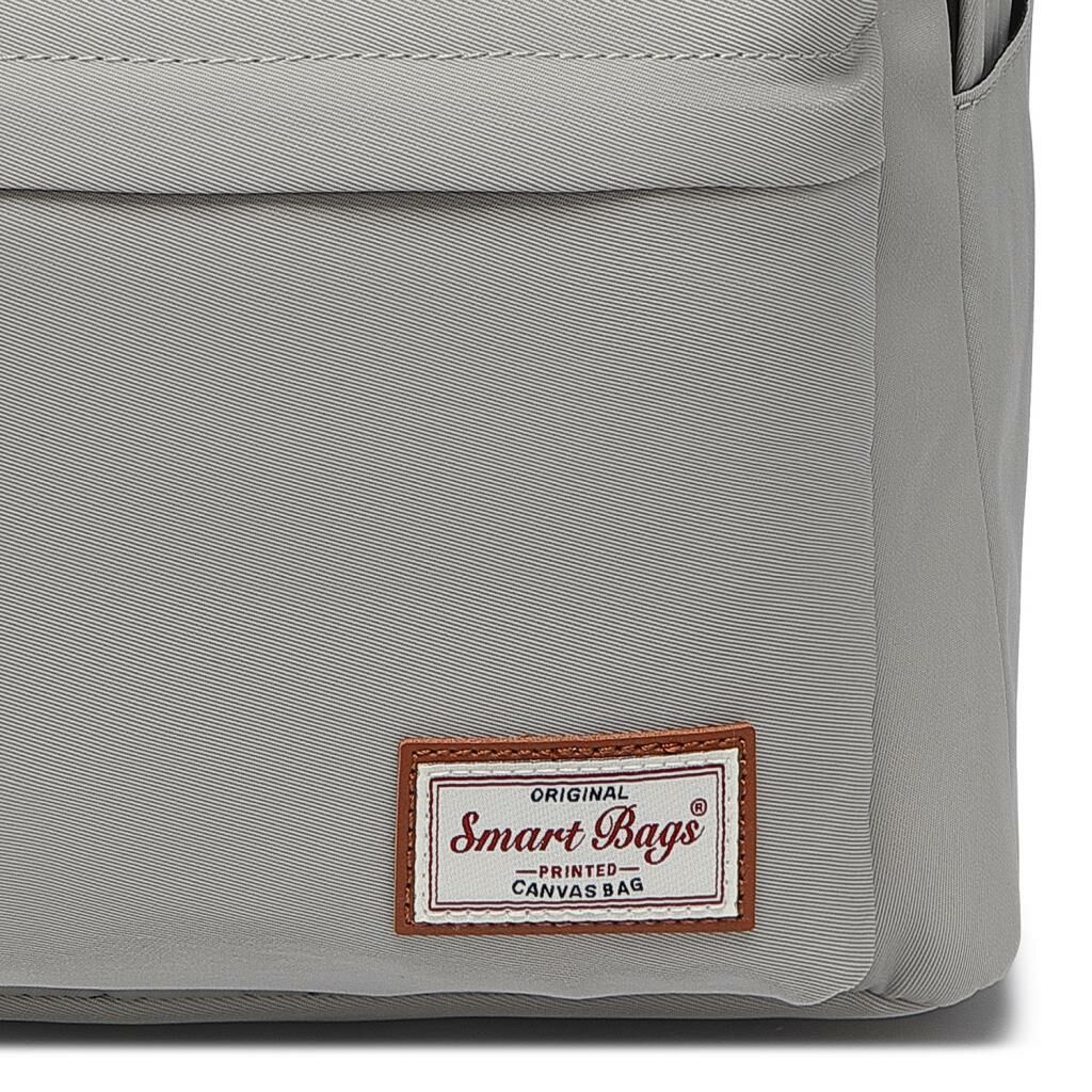 Smart Bags Printed Edition Uniseks Okul Sırt Çantası 3224 Gri
