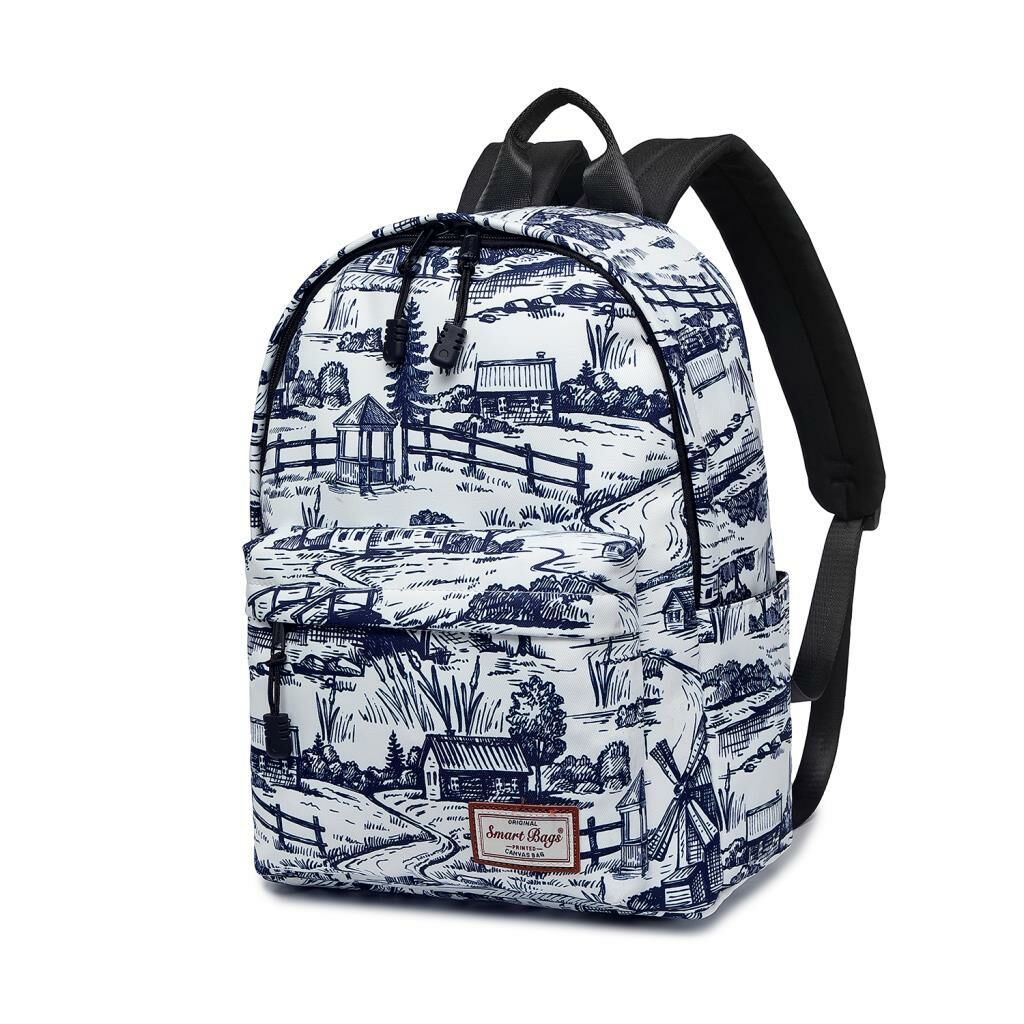 Smart Bags Printed Edition Uniseks Okul Sırt Çantası 3224 Manzara