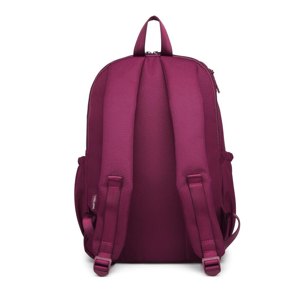 Smart Bags Sırt Çantası Okul Boyu Laptop Gözlü 3200 Bordo