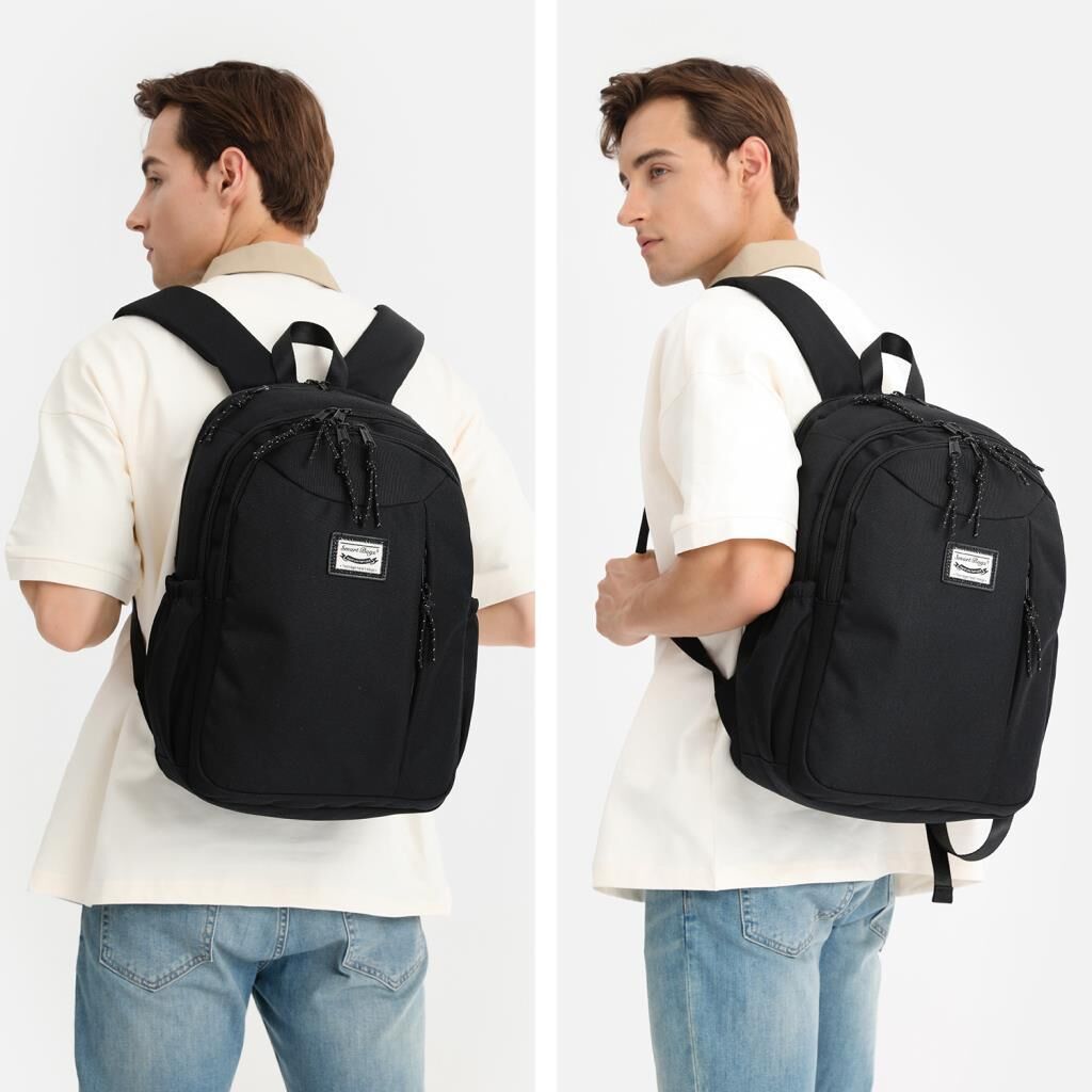 Smart Bags Sırt Çantası Okul Boyu Laptop Gözlü 3200 Bordo