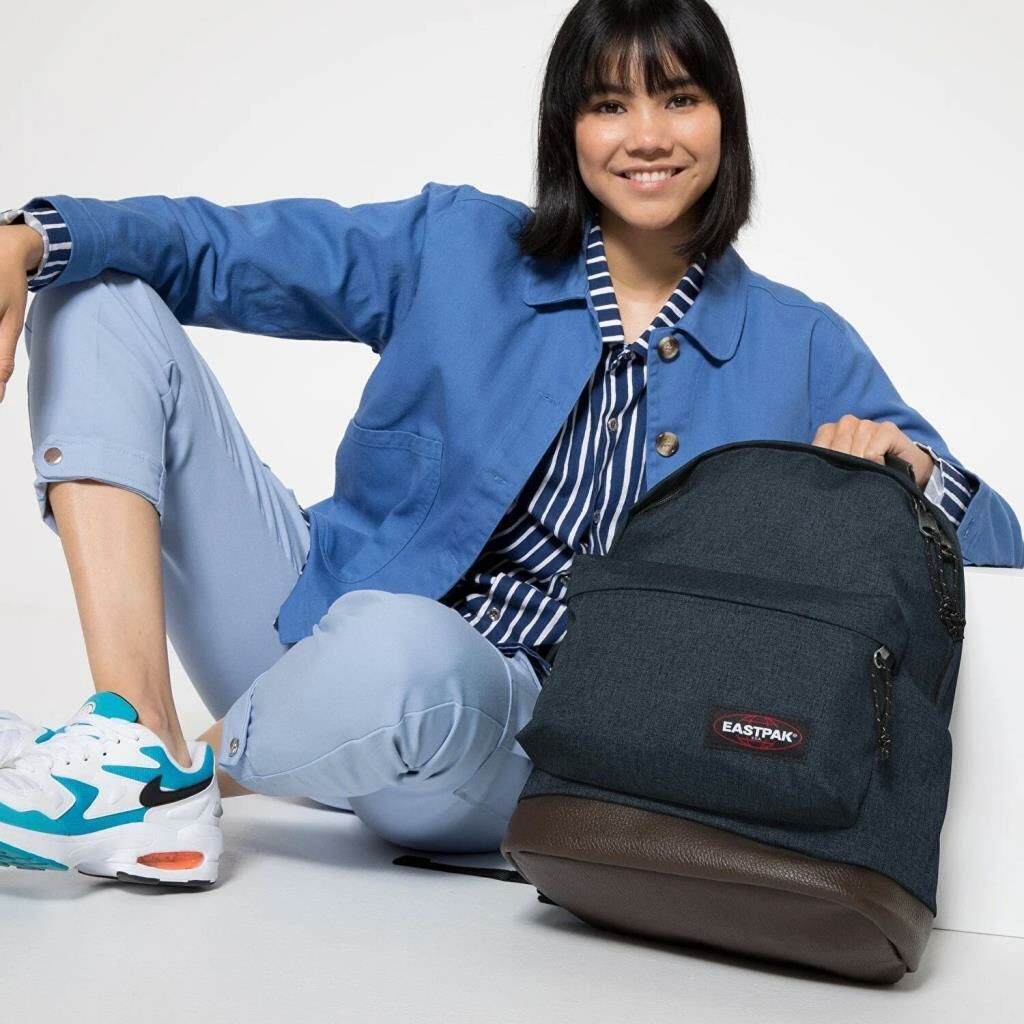 Eastpak Sırt Çantası Wyoming Altı Derili Triple Denim EK81126W