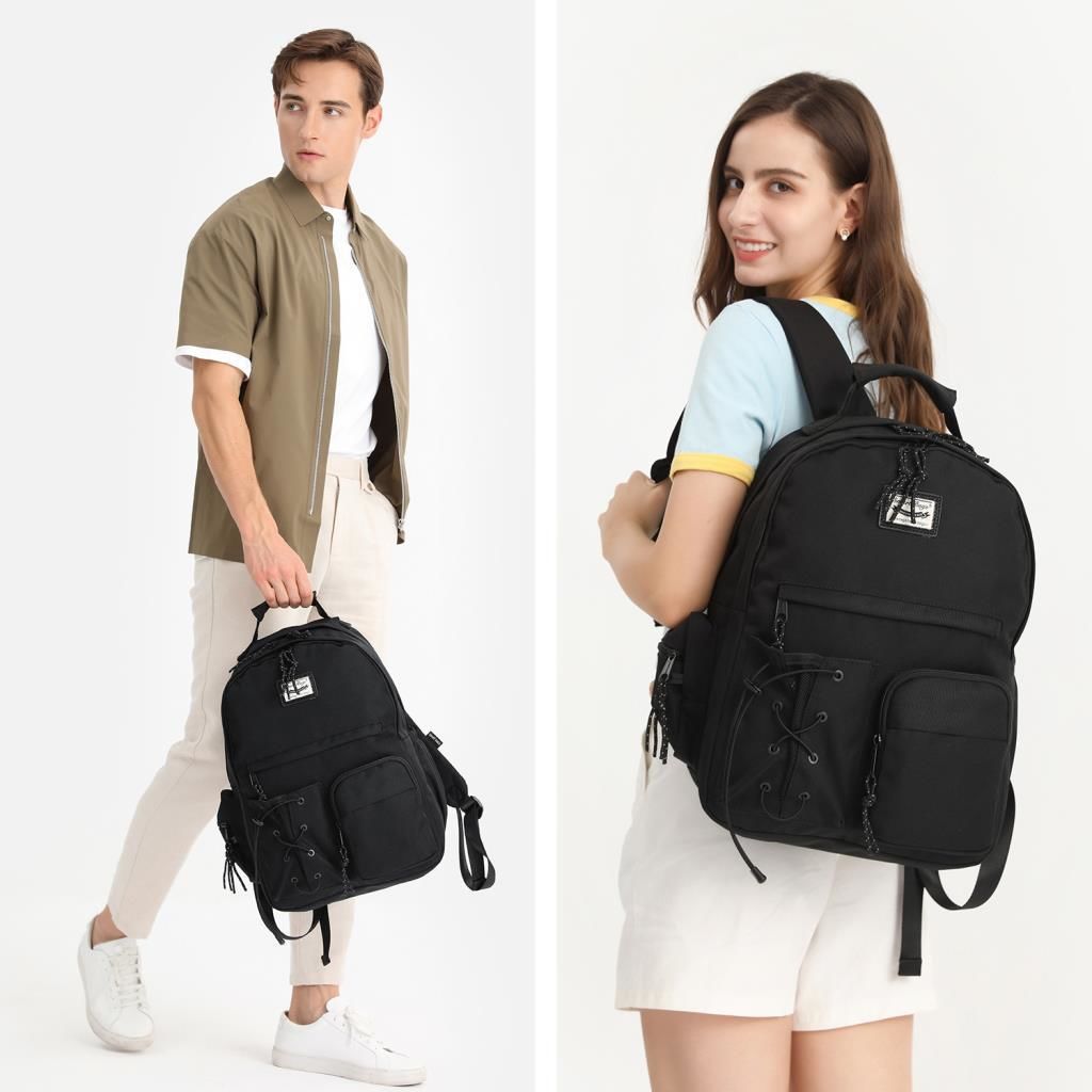 Smart Bags Sırt Çantası Okul Boyu Laptop Gözlü 3205 Bordo