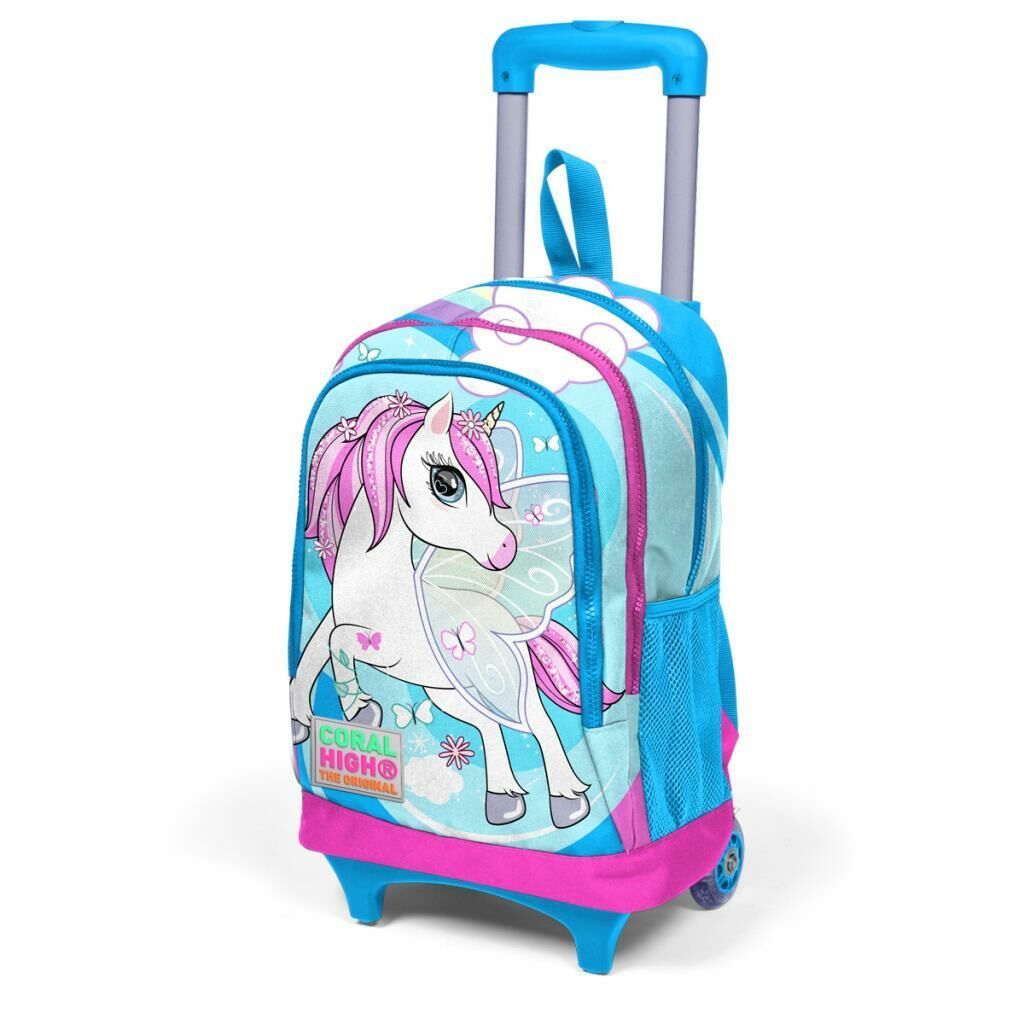 Coral High Büyük Boy Çekçekli Sırt Çantası Unicorn Desen 23911