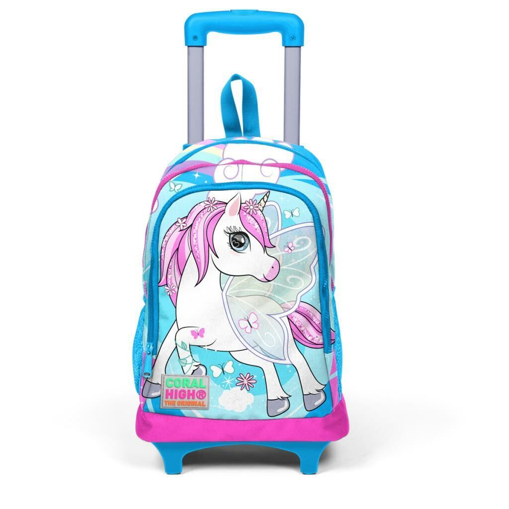 Coral High Büyük Boy Çekçekli Sırt Çantası Unicorn Desen 23911