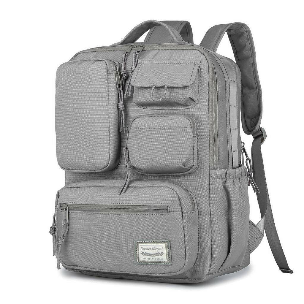 Smart Bags Sırt Çantası Okul Boyu Laptop Gözlü 3210 Vizon