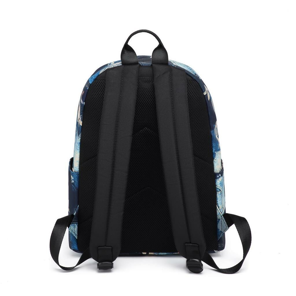 Smart Bags Printed Edition Uniseks Okul Sırt Çantası 3224 Jeans Cat