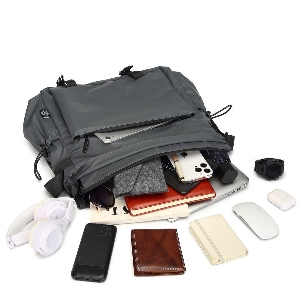 Gumi Kumaş Smart Bags Uniseks Postacı Çantası 8763 29 Koyu Yeşil