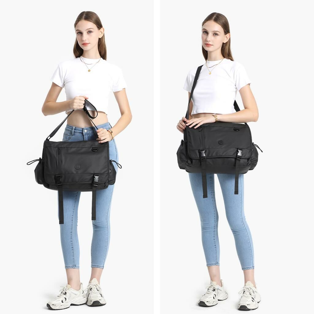 Gumi Kumaş Smart Bags Uniseks Postacı Çantası 8763 29 Koyu Yeşil