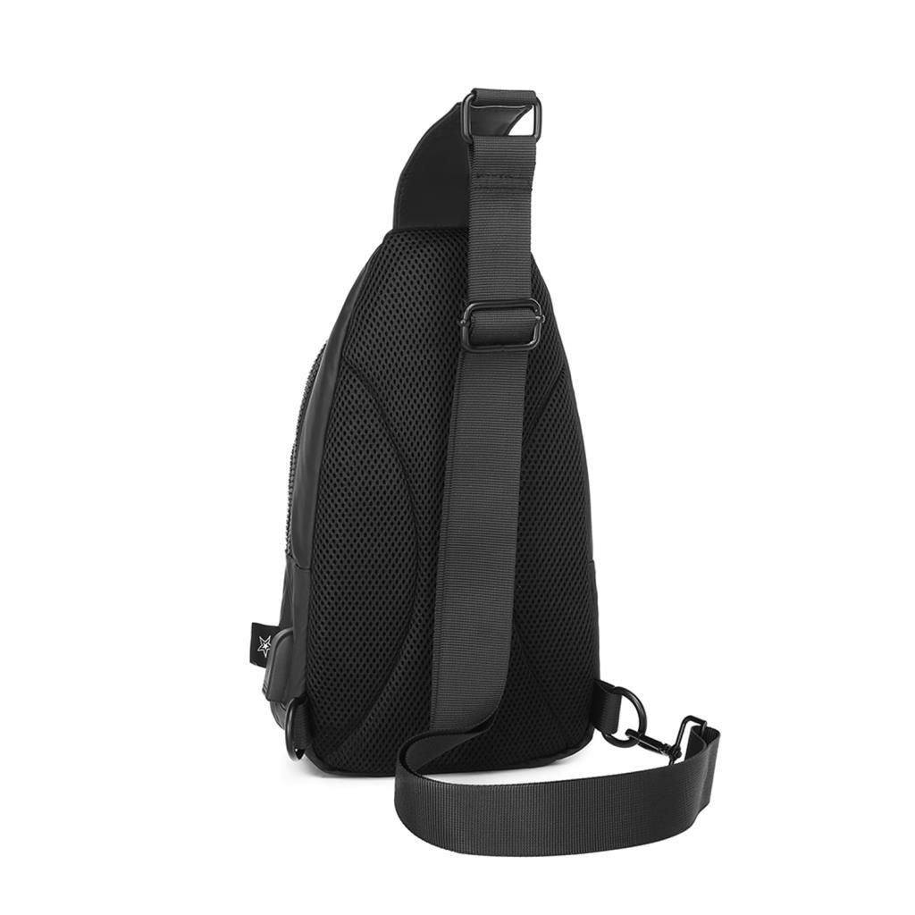 Gumi Kumaş Smart Bags Uniseks Bodybag Omuz Çantası 8654 01 Siyah