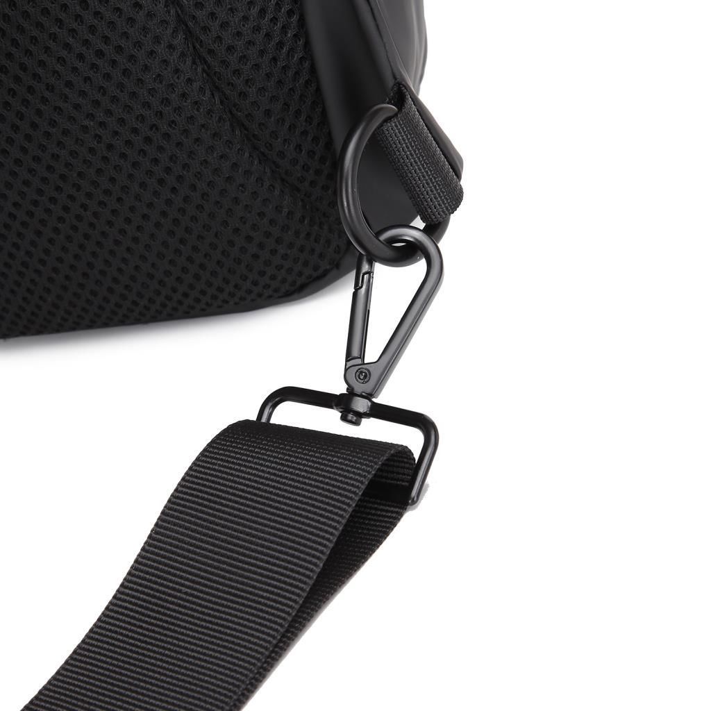 Gumi Kumaş Smart Bags Uniseks Bodybag Omuz Çantası 8654 01 Siyah