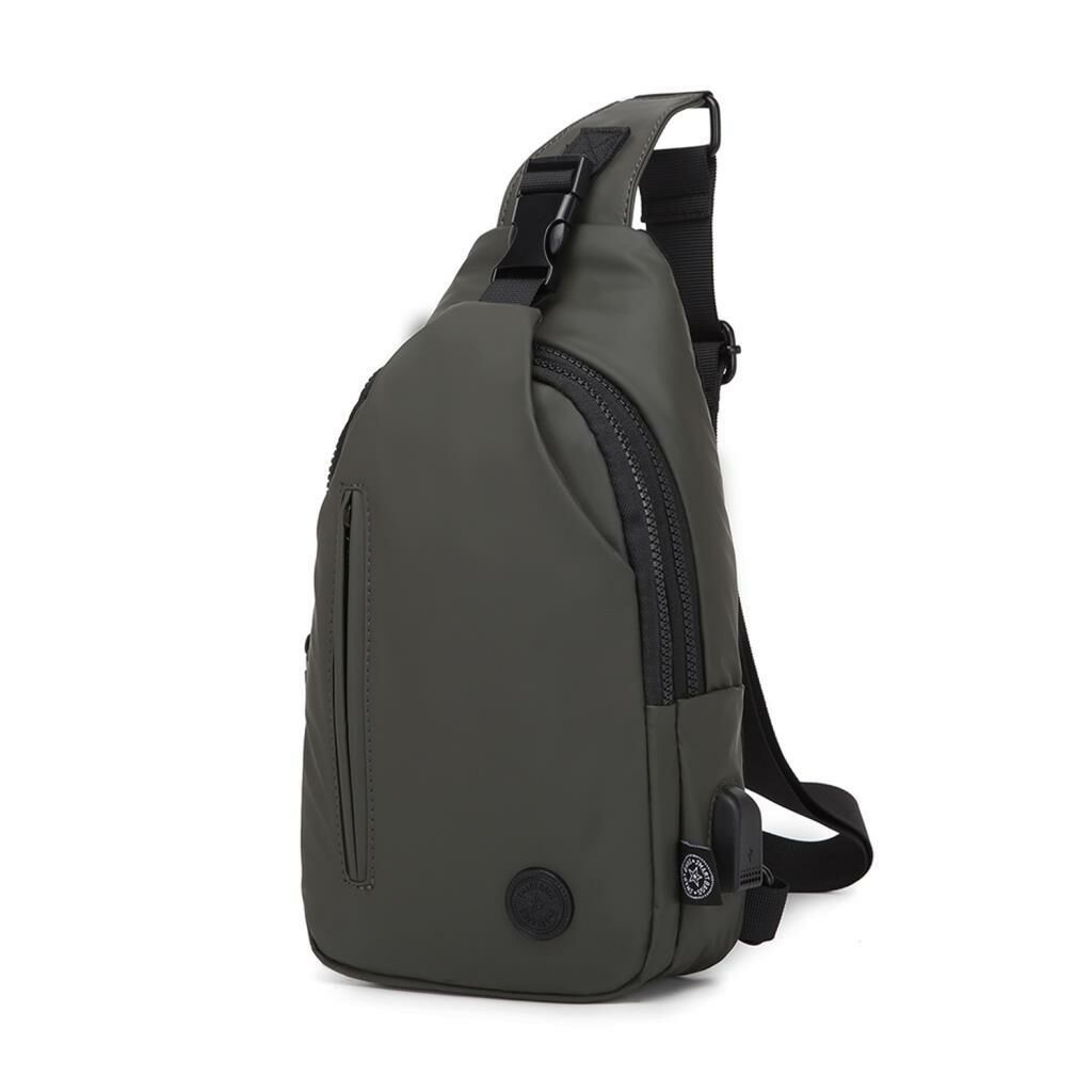 Gumi Kumaş Smart Bags Uniseks Bodybag Omuz Çantası 8654 29 Koyu Yeşil