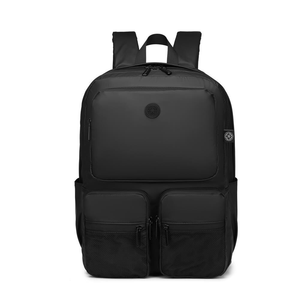 Gumi Kumaş Smart Bags Uniseks Büyük Boy Sırt Çantası 8761 01 Siyah