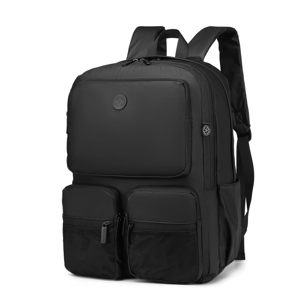 Gumi Kumaş Smart Bags Uniseks Büyük Boy Sırt Çantası 8761 01 Siyah