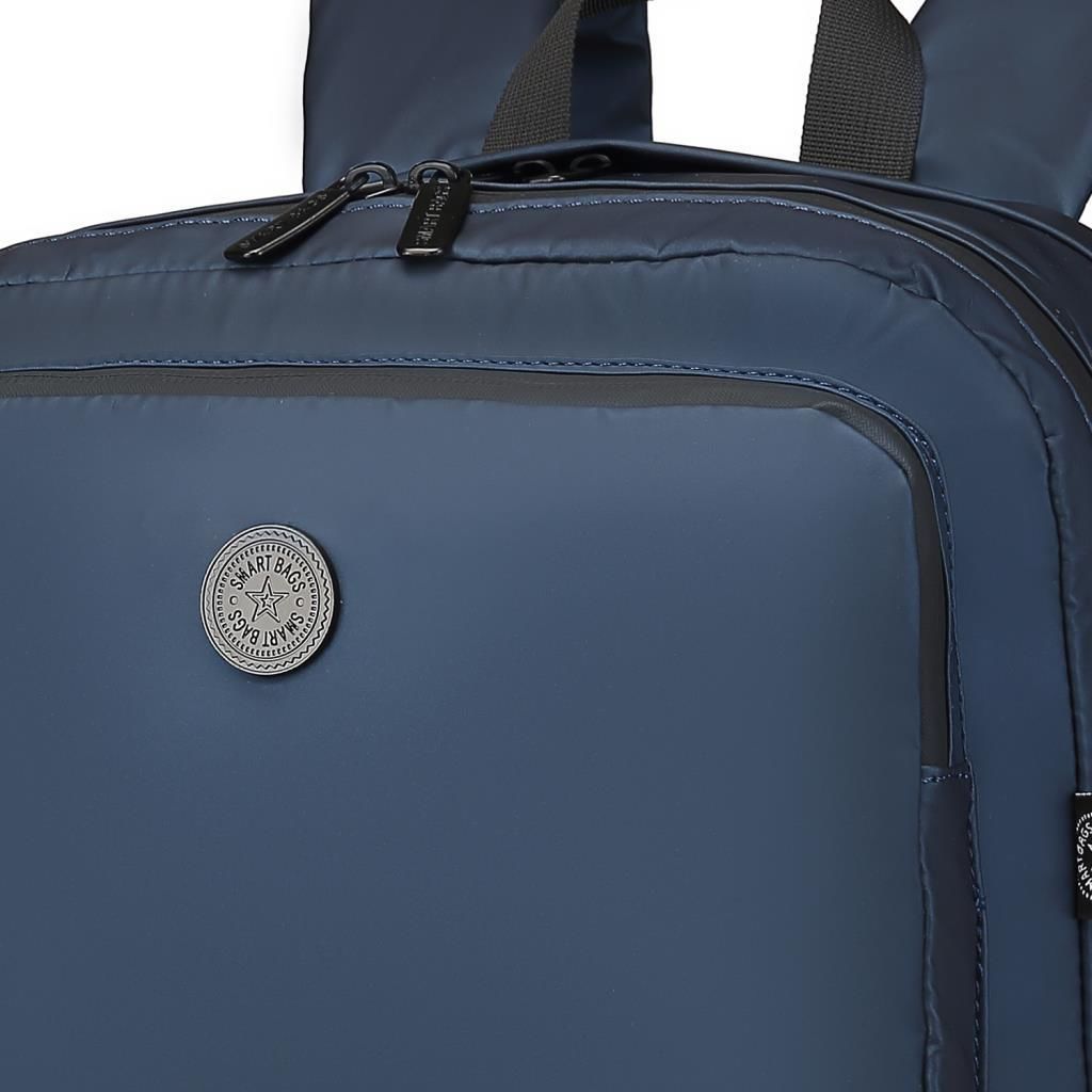 Gumi Kumaş Smart Bags Uniseks Büyük Boy Sırt Çantası 8761 Lacivert