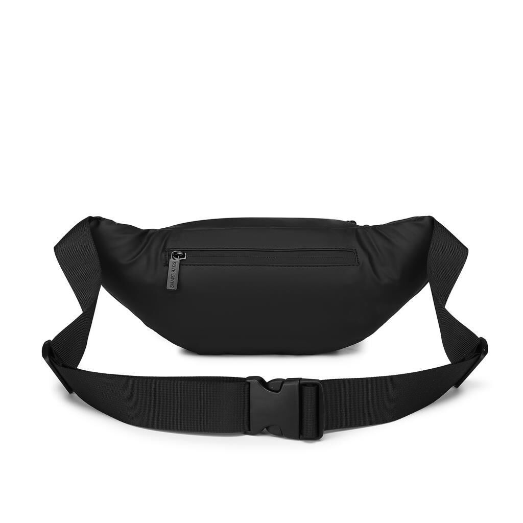 Gumi Kumaş Smart Bags Uniseks Bodybag Bel Çantası 8762 01 Siyah
