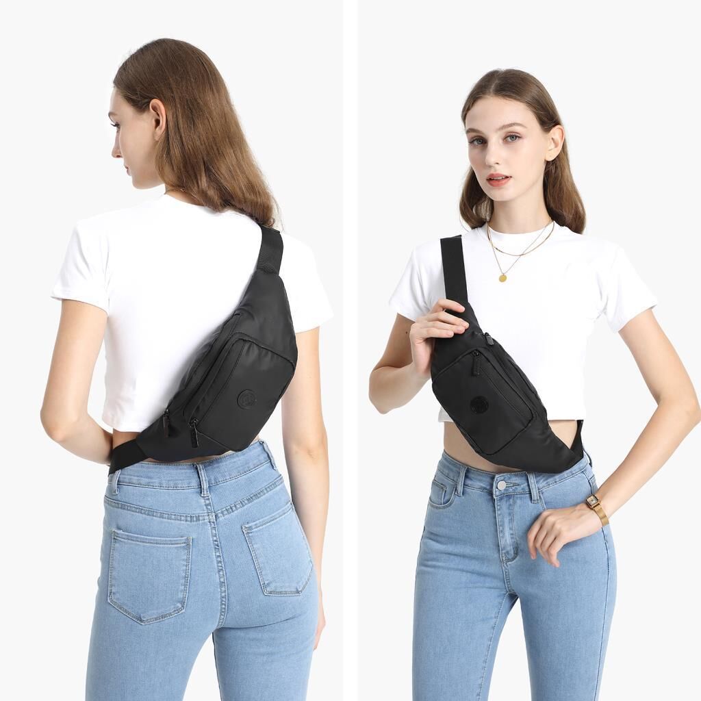 Gumi Kumaş Smart Bags Uniseks Bodybag Bel Çantası 8762 Gri