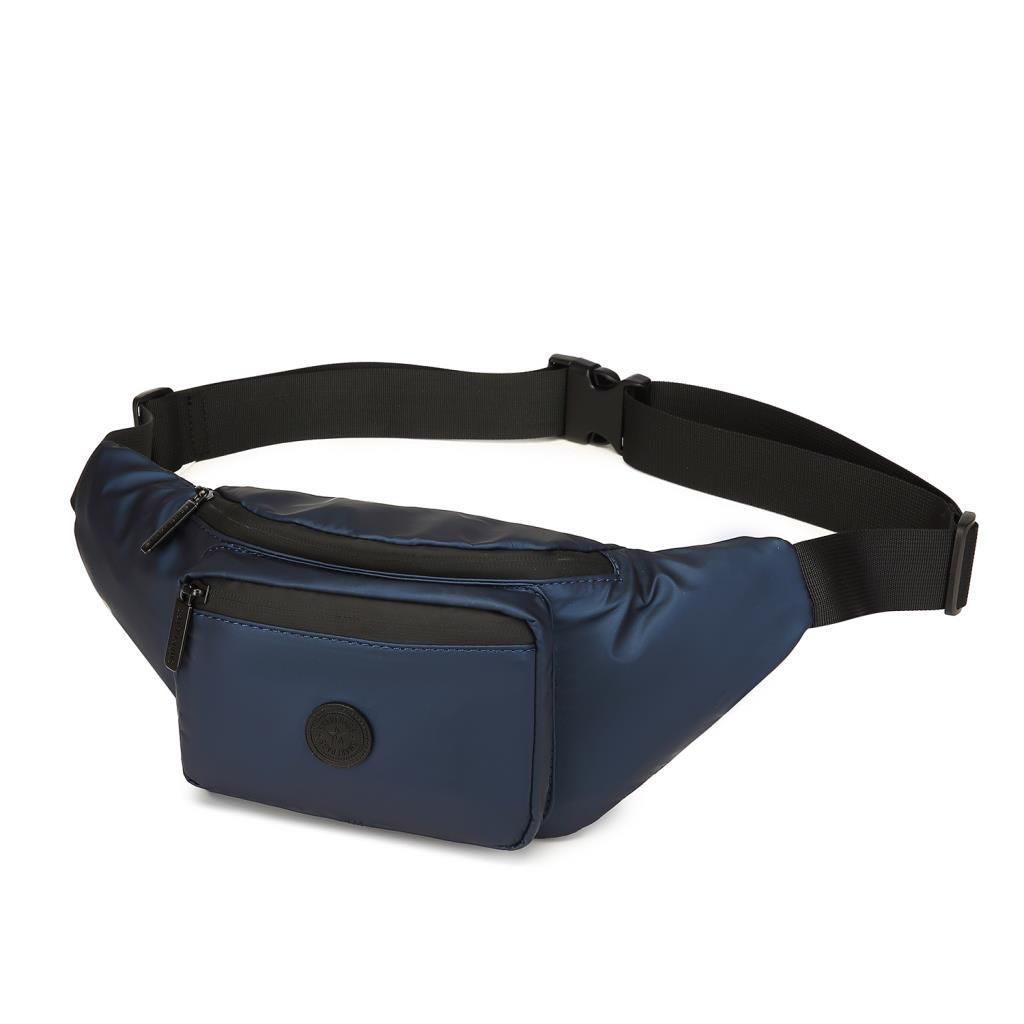 Gumi Kumaş Smart Bags Uniseks Bodybag Bel Çantası 8762 Lacivert