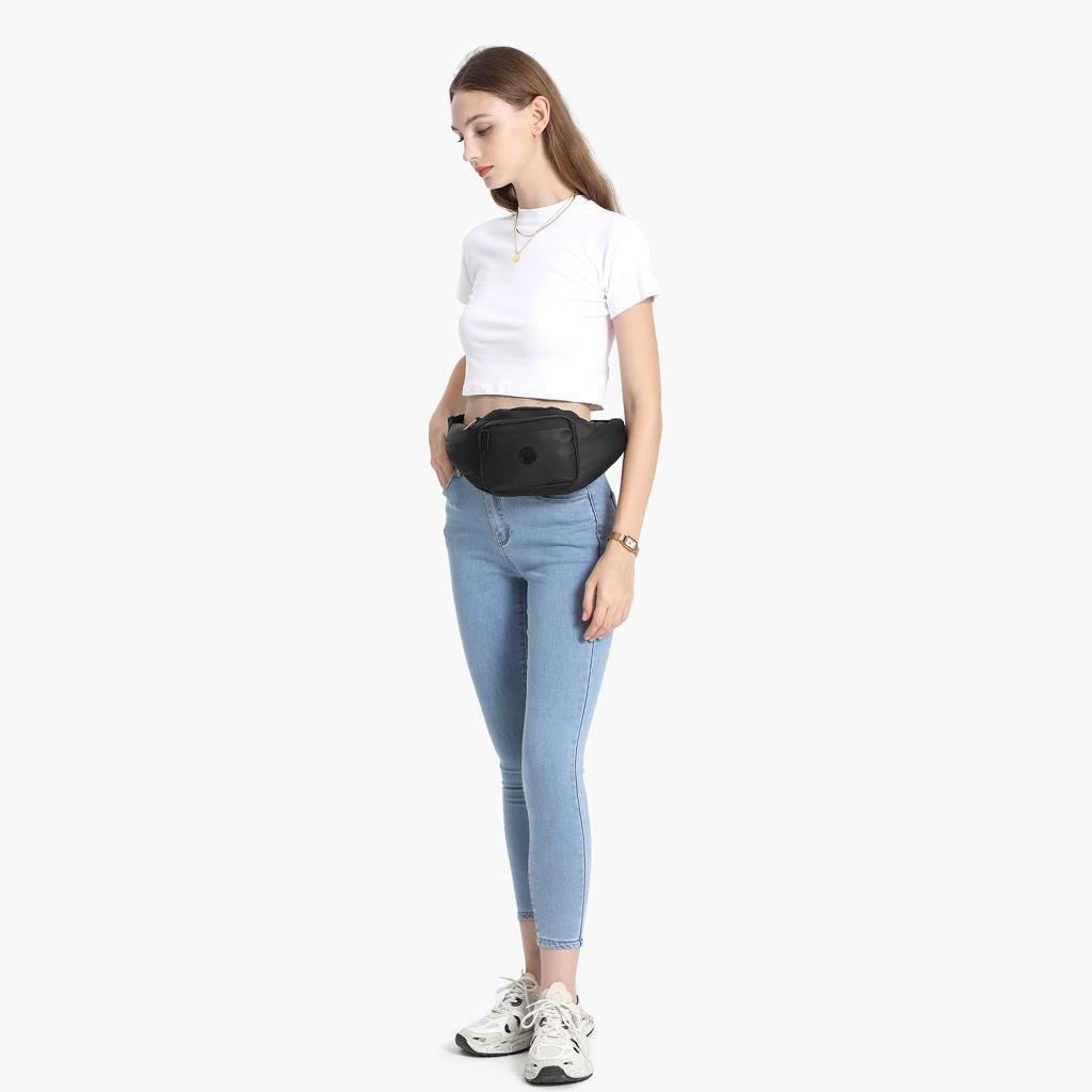 Gumi Kumaş Smart Bags Uniseks Bodybag Bel Çantası 8762 Lacivert