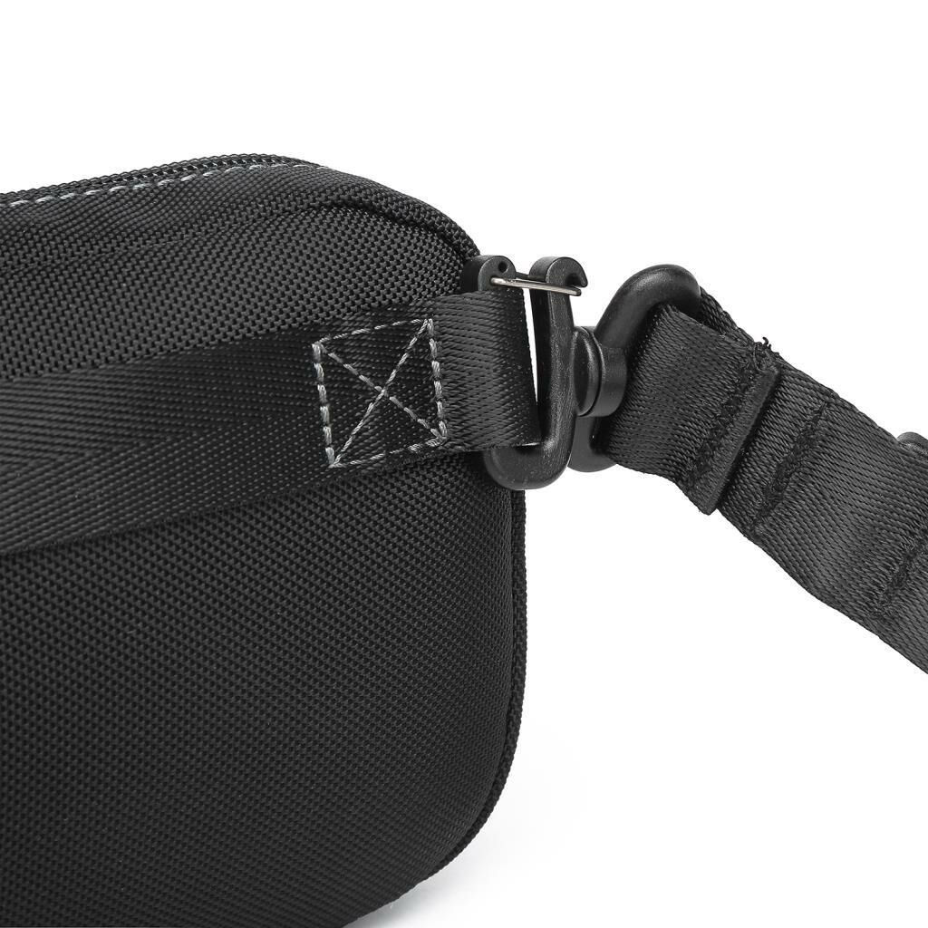 C-Active Erkek Askılı Bodybag Bel Çantası Oxford Kumaş 8739 Siyah