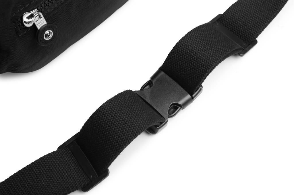 Smart Bags Bodybag Unisex Bel Çantası Krinkıl Kumaş 1154 Siyah