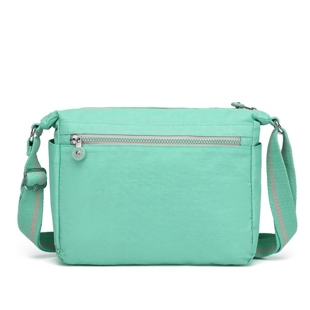Krinkıl Kumaş Kadın Postacı Çantası Smart Bags 1238 A.Yeşil