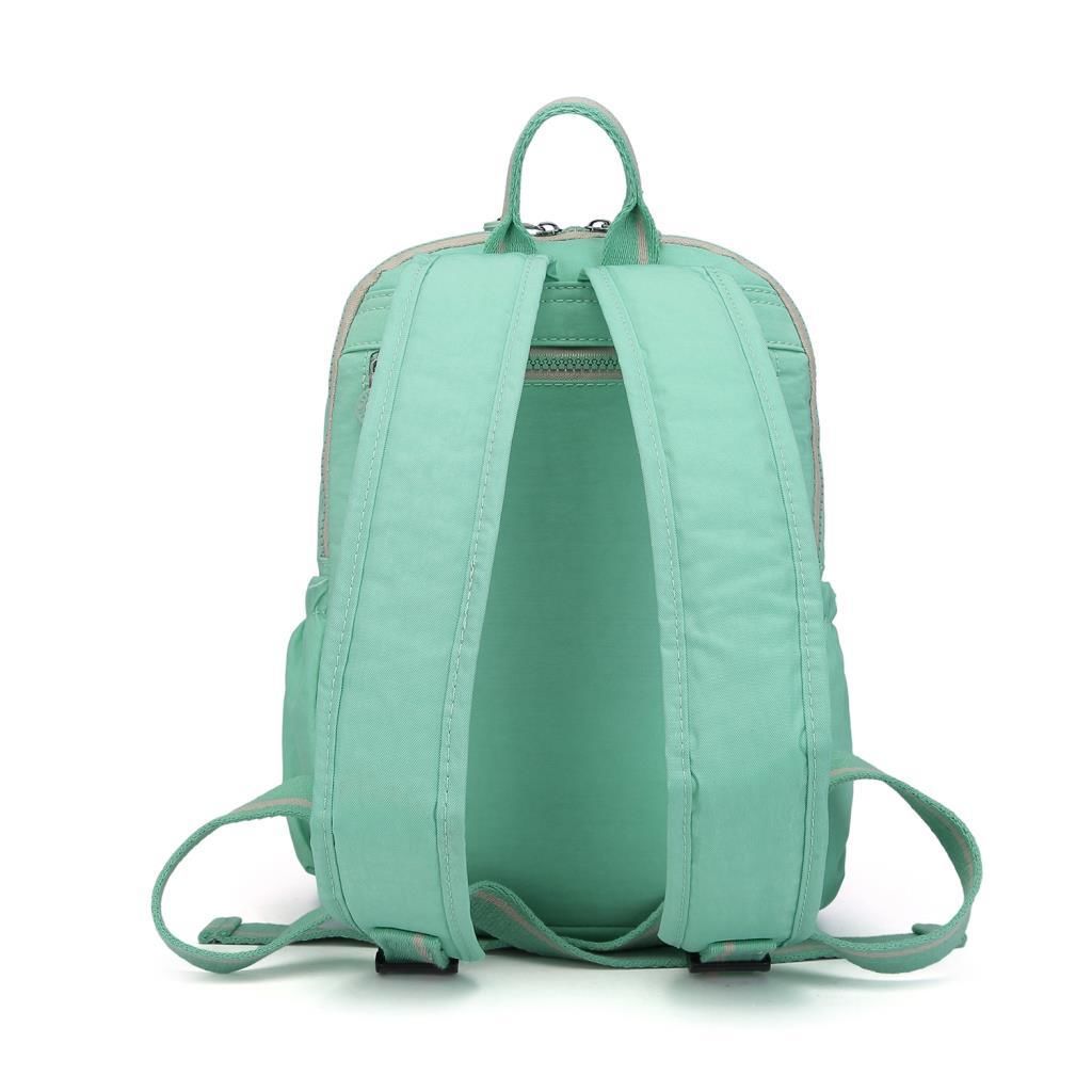 Smart Bags Kadın Sırt Çantası Küçük Boy Krinkıl Kumaş 3168 A.Yeşil