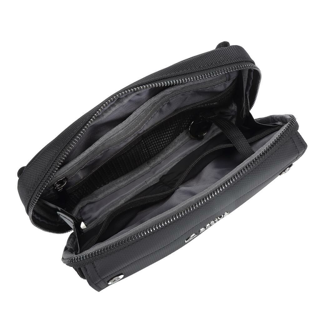 C-Active Erkek Askılı Bodybag Bel Çantası Oxford Kumaş 8738 Siyah