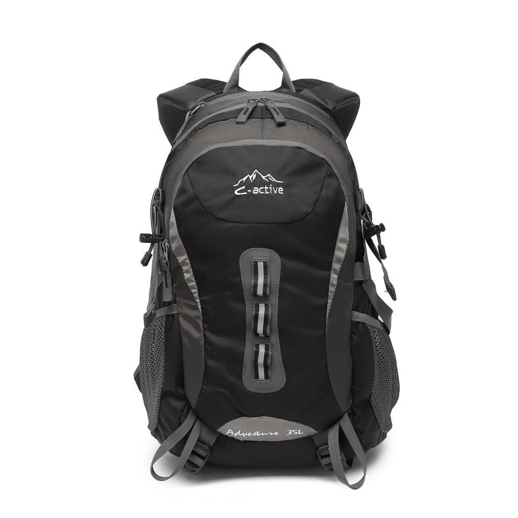 C-Active 35 Litre Kamp Seyahat Outdoor Dağcı Sırt Çantası 8692 Siyah