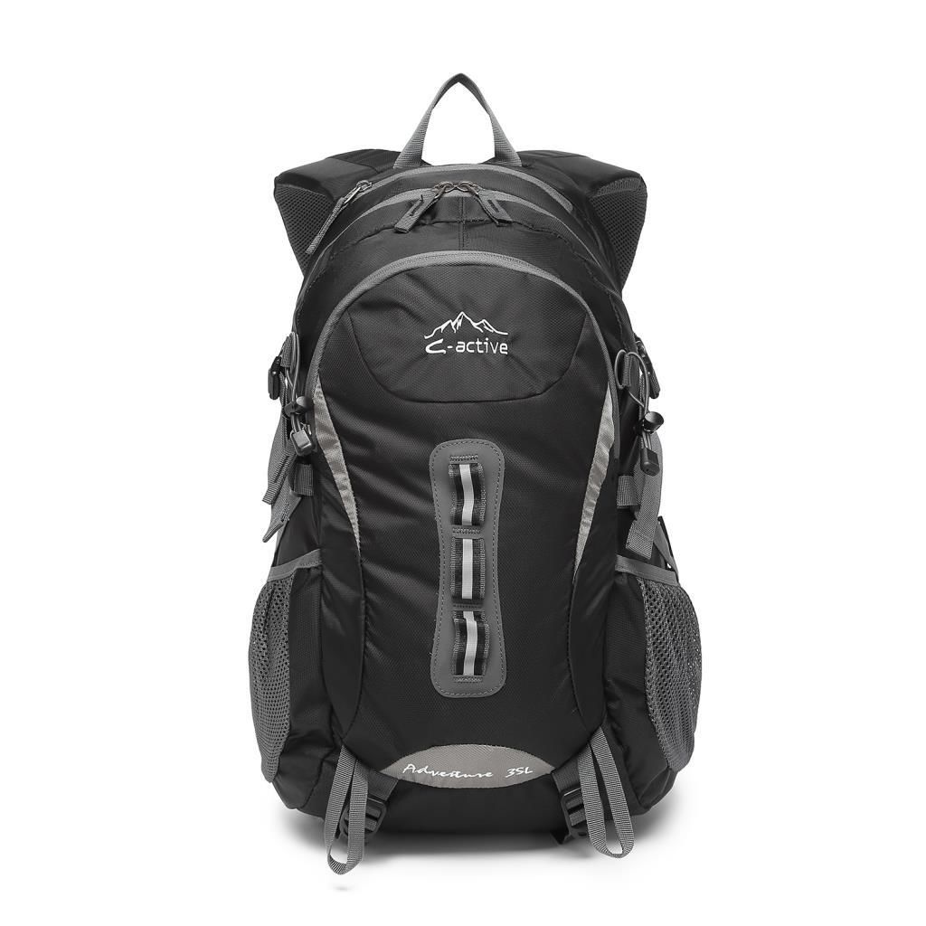 C-Active 35 Litre Kamp Seyahat Outdoor Dağcı Sırt Çantası 8692 Siyah