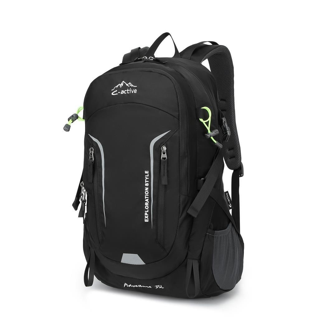 C-Active 35 Litre Kamp Seyahat Outdoor Dağcı Sırt Çantası 8693 Siyah