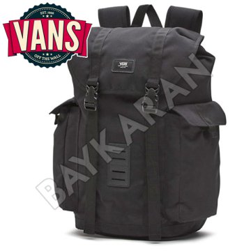 BLK Off The Wall Modeli Vans Off The Wall Sırt Çantası 17,3 İnç Laptop Gözlü