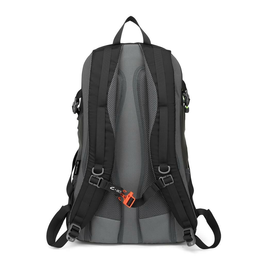 C-Active 35 Litre Kamp Seyahat Outdoor Dağcı Sırt Çantası 8693 Siyah/Gri