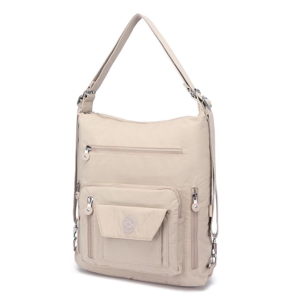 Hem Sırt Hem de Omuz Kadın Çantası Smart Bags 1205 Bej