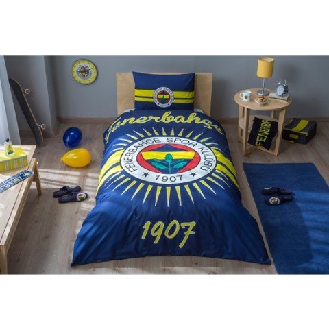 Taç Lisanslı Brf Nevresim Takımı Fenerbahçe Parlayan Güneş Tek Kişilik