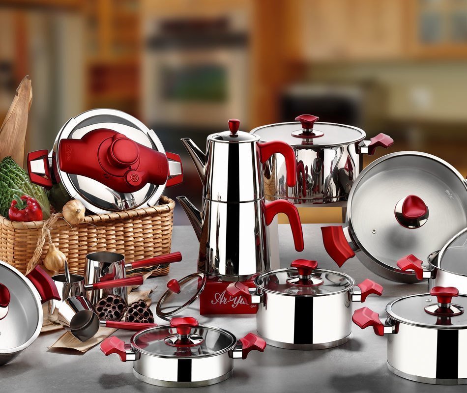 Aryıldız King 22 Parça İdeal Çeyiz Seti - Kırmızı