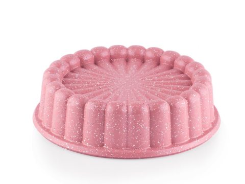 Taç Döküm Tart Kalıbı - Pembe