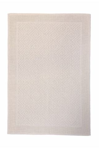 Alize Bukle Serisi Pamuklu Kilim Labirent Modeli Ekru-Krem