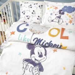 Taç Pamuk Bebe Nevresim Takımı Disney Mickey Mouse Coolamily