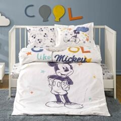 Taç Pamuk Bebe Nevresim Takımı Disney Mickey Mouse Coolamily