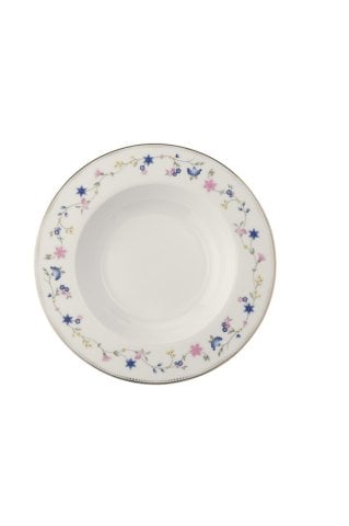 Kütahya Porselen Bone China 84 Parça 25137 Desenli Yemek Takımı