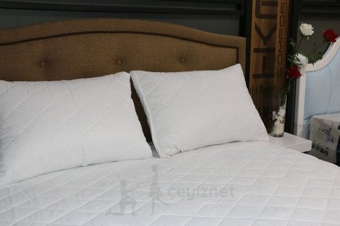 Adım Kapitone Fitted Alez Çift Kişilik 160x200 cm