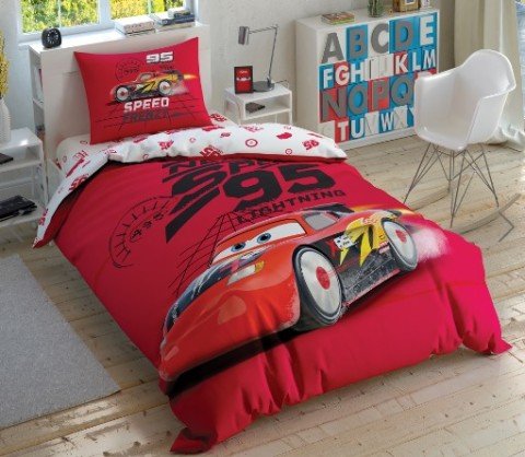 Taç Disney Cars Speed Frenzy Tek Kişilik Nevresim Takımı