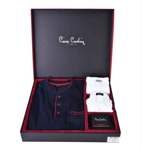 Pierre Cardin 2000 Damat set Erkek Pijama çamaşır çorap