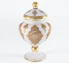 Canba Kösem Salon Takımı Beyaz-Gold